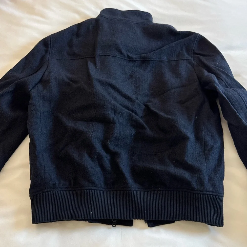 Rodd & Gunn Navy Wallingford Collar Bomber Jacket - Picture 12 of 12